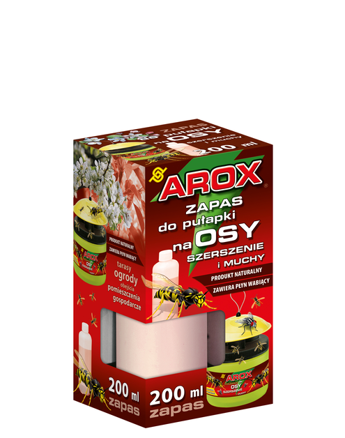 Zdjęcie: Zapas do pułapki na osy, szerszenie i muchy Arox 0,2 L AGRECOL
