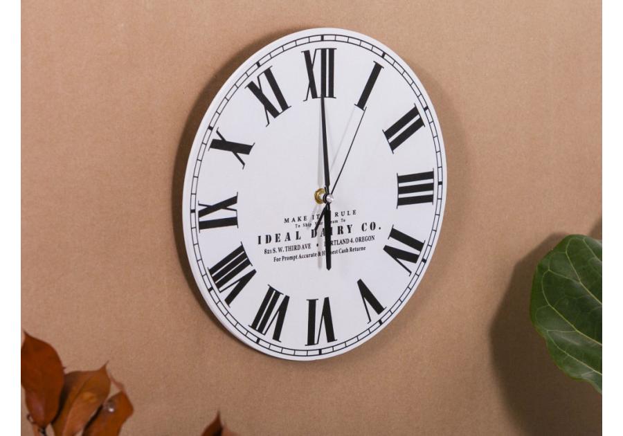 Zdjęcie: Zegar okrągły Cyfry Rzymskie 30 cm ALTOMDESIGN