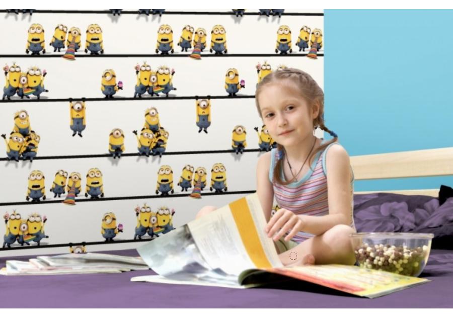 Zdjęcie: Tapeta papierowa Ugepa Minionki POLAMI