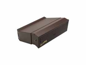 Skrzynka na listy SM do wmurowania 2-stronna brąz mat METRO