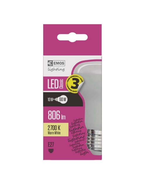 Zdjęcie: Żarówka LED Classic R63, E27, 8,8 W (60 W), 806 lm, ciepła biel EMOS
