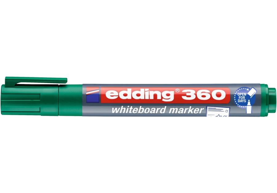 Zdjęcie: Marker Edding 360 do tablic suchościeralnych zielony DMS