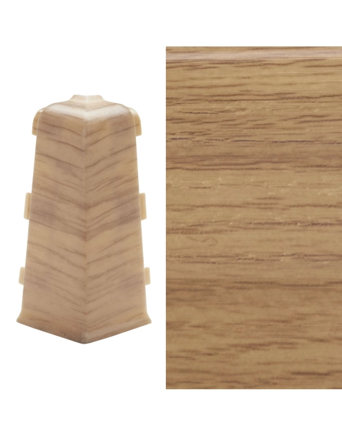 Zdjęcie: Narożnik zewnętrzny do listwy Lars 1 szt. dąb złoty ARBITON