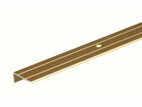 Listwa schodowa ALU złoty 1000x24,5x10 mm ALBERTS