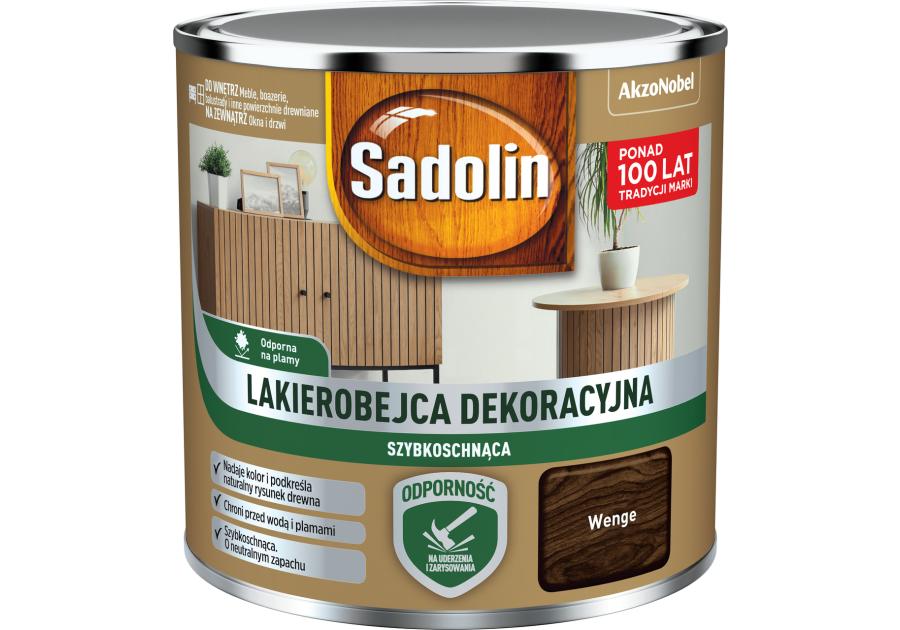Zdjęcie: Lakierobejca dekoracyjna Wenge 0,2 L SADOLIN