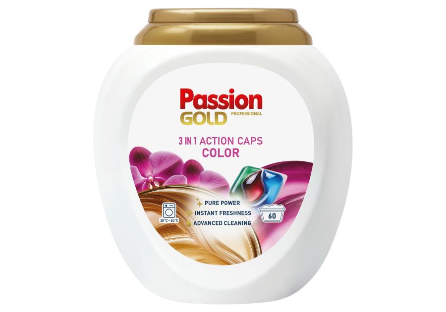 Zdjęcie: Kapsułki do prania Professional 60 sztuk 3w1 kolor PASSION GOLD