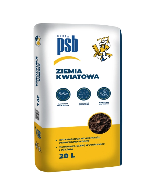Zdjęcie: Ziemia kwiatowa 20 L PSB