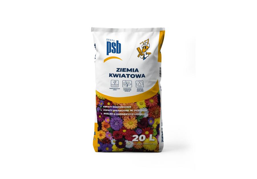 Zdjęcie: Ziemia kwiatowa 20 L PSB