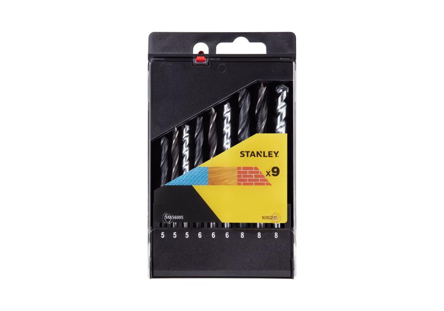 Zdjęcie: Komplet wierteł - mieszany 9 sztuk STANLEY