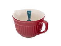 Zdjęcie: Naczynie ceramiczne z uchwytem i wylewką Red Chilli 17,5x13,5x9 cm - 550 ml ALTOMDESIGN