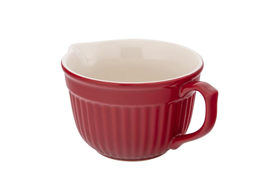 Zdjęcie: Naczynie ceramiczne z uchwytem i wylewką Red Chilli 17,5x13,5x9 cm - 550 ml ALTOMDESIGN