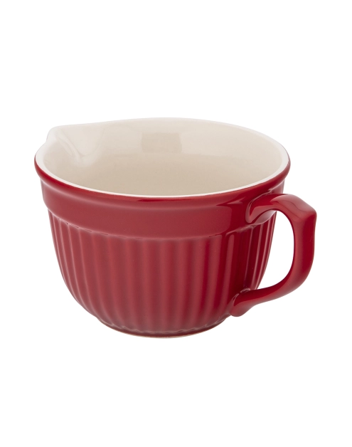 Zdjęcie: Naczynie ceramiczne z uchwytem i wylewką Red Chilli 17,5x13,5x9 cm - 550 ml ALTOMDESIGN