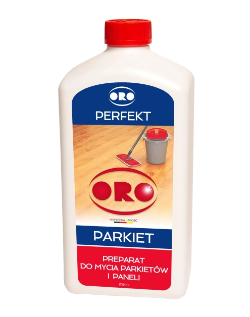 Zdjęcie: Preparat do mycia, pielęgnacji i nabłyszczania podłóg z laminatu i parkietów ORO PERFEKT