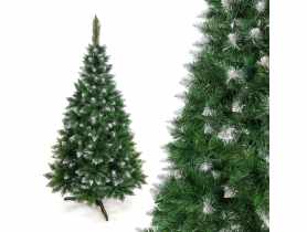 Choinka sztuczna sosna Lea zielono-biała 150 cm SONIC