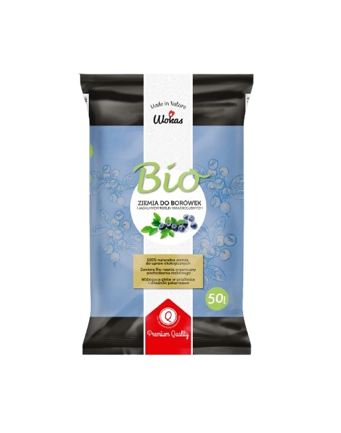 Zdjęcie: Ziemia do borówek i jadalnych roślin kwaśnolubnych 50 L BIO WOKAS