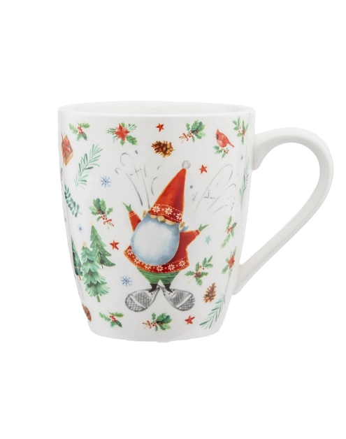 Zdjęcie: Kubek baryłka 400 ml Zimowe skrzaty dekoracja B ALTOM DESIGN