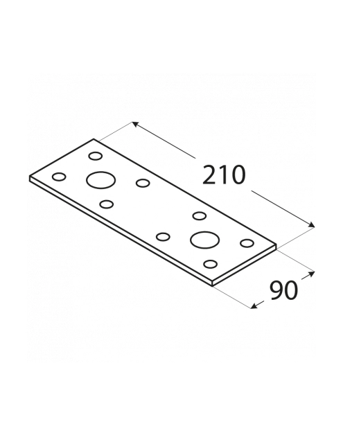 Zdjęcie: Łacznik 21x9x2,5 cm LP6 DMX