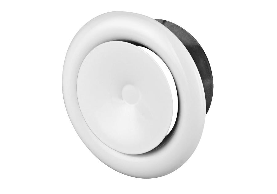 Zdjęcie: Anemostat metalowy nawiewny 160 mm biały AWENTA