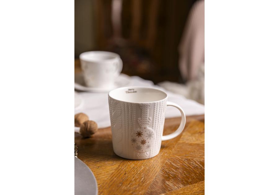 Zdjęcie: Kubek świąteczny porcelanowy Zimowy Blask 380 ml ALTOMDESIGN