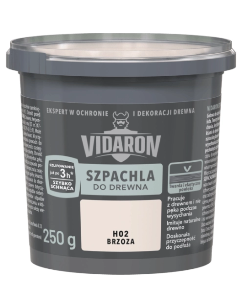 Zdjęcie: Szpachla do drewna Brzoza 0,25 kg VIDARON