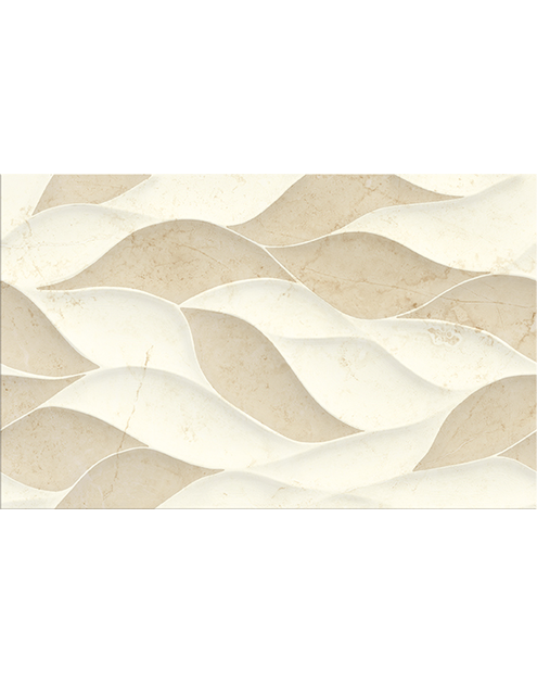 Zdjęcie: Płytka ścienna Pineville cream/beige glossy structure 25x40 cm CERSANIT