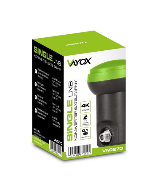 Zdjęcie: Konwerter satelitarny Single LB0063 VA0270 VAYOX