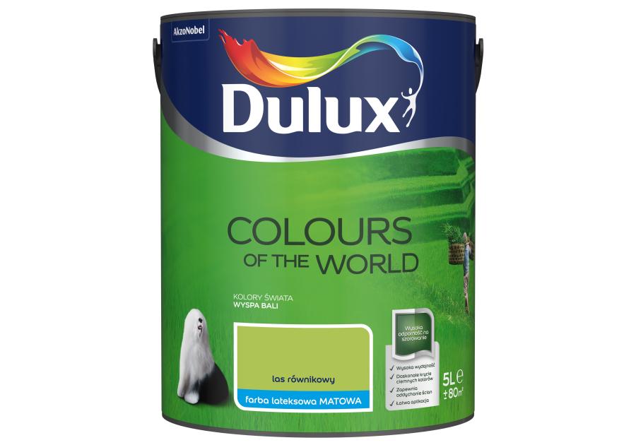 Zdjęcie: Farba do wnętrz Kolory Świata 5 L las równikowy DULUX