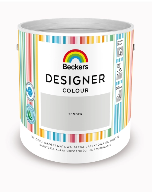 Zdjęcie: Farba lateksowa Designer Colour Tender 2,5 L BECKERS