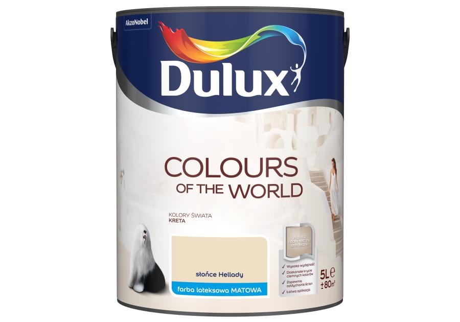Zdjęcie: Farba do wnętrz Kolory Świata 5 L słońce Hellady DULUX