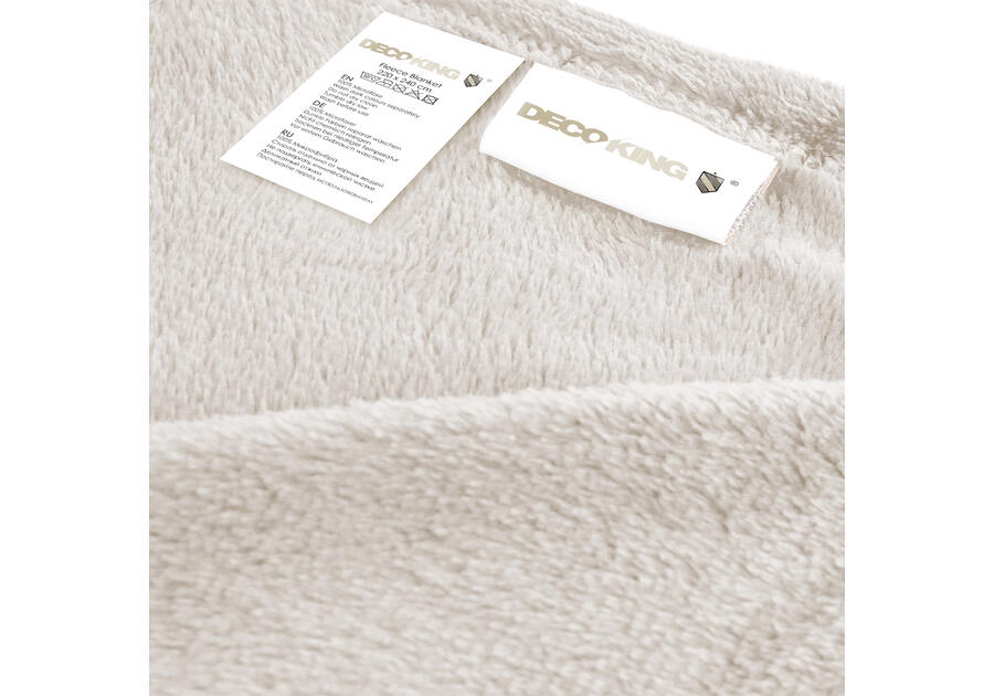 Zdjęcie: Koc Mic beige 220x240 cm DECOKING
