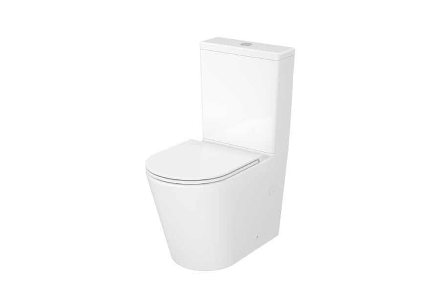 Zdjęcie: Kompakt WC 929 Bonica Pro Oval Tornado 011 z deską duroplast slim wolnopadającą CERSANIT