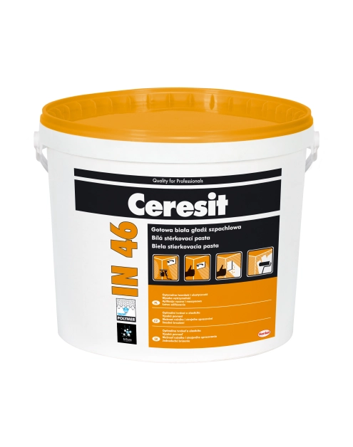 Zdjęcie: Gładź szpachlowa IN46 gotowa 25 kg CERESIT