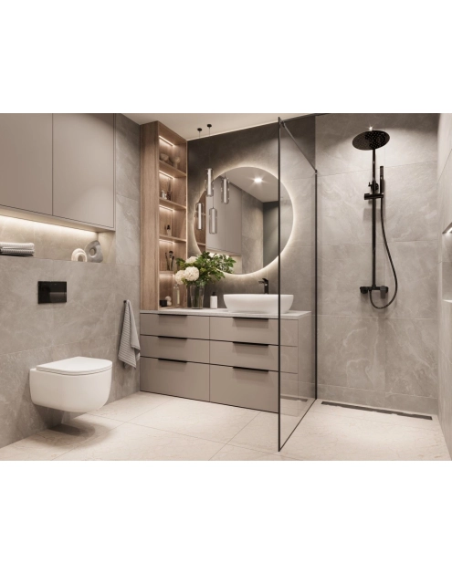 Zdjęcie: Miska WC podwieszana Korfu okrągła, z deską wolnoopadającą INVENA