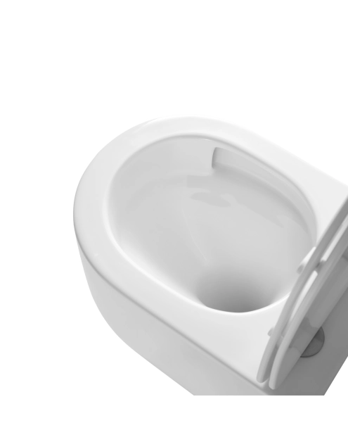 Zdjęcie: Miska WC podwieszana Korfu okrągła, z deską wolnoopadającą INVENA