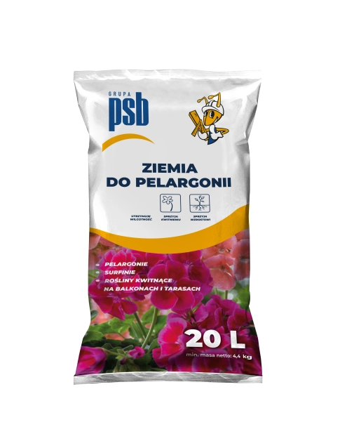 Zdjęcie: Ziemia do pelargonii 20 L PSB
