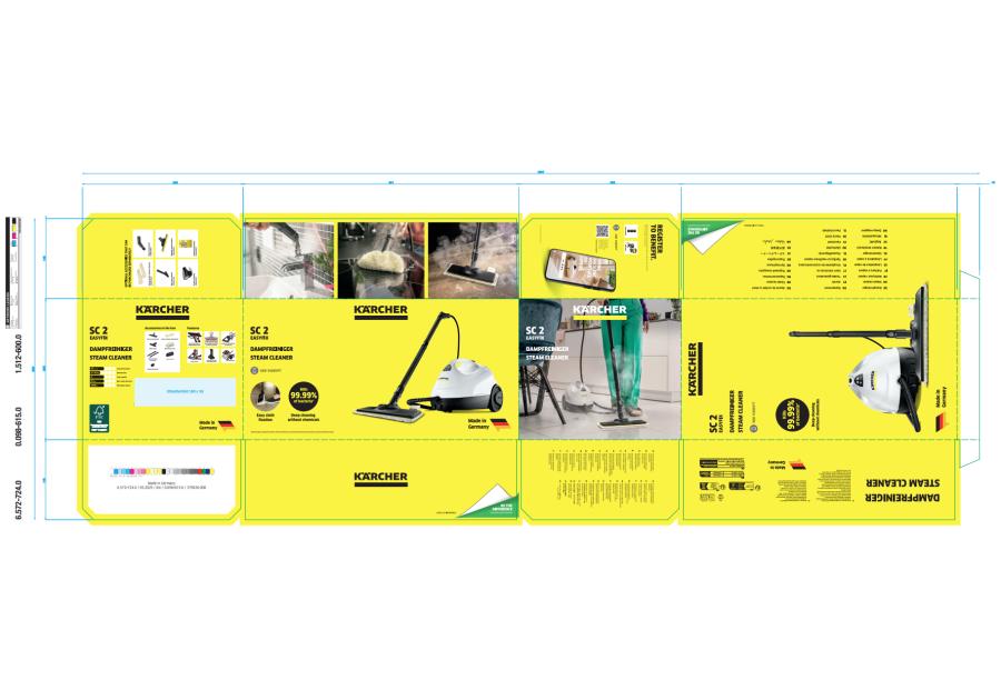 Zdjęcie: Parownica SC 2 Easy Fix biała 1.512-600.0 KARCHER