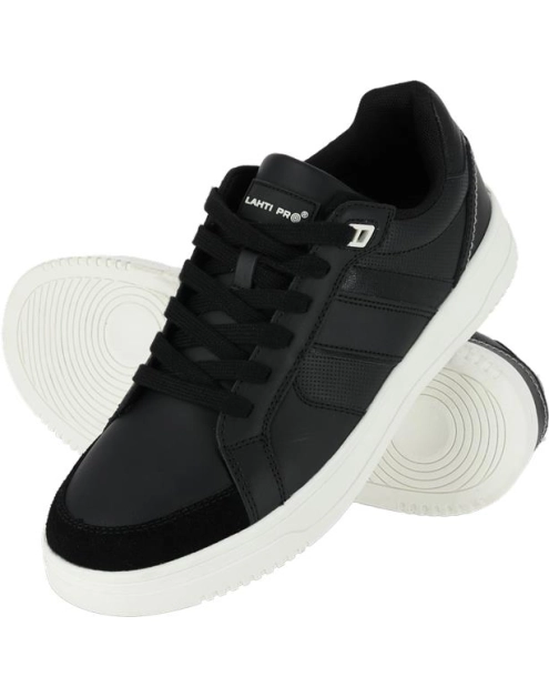 Zdjęcie: Półbuty skórzane czarno-białe, 43, LAHTI PRO