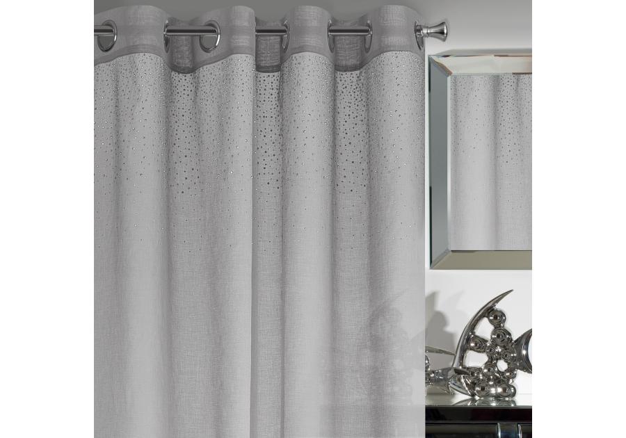 Zdjęcie: Firana gotowa Madlen 140x250 cm szary EUROFIRANY
