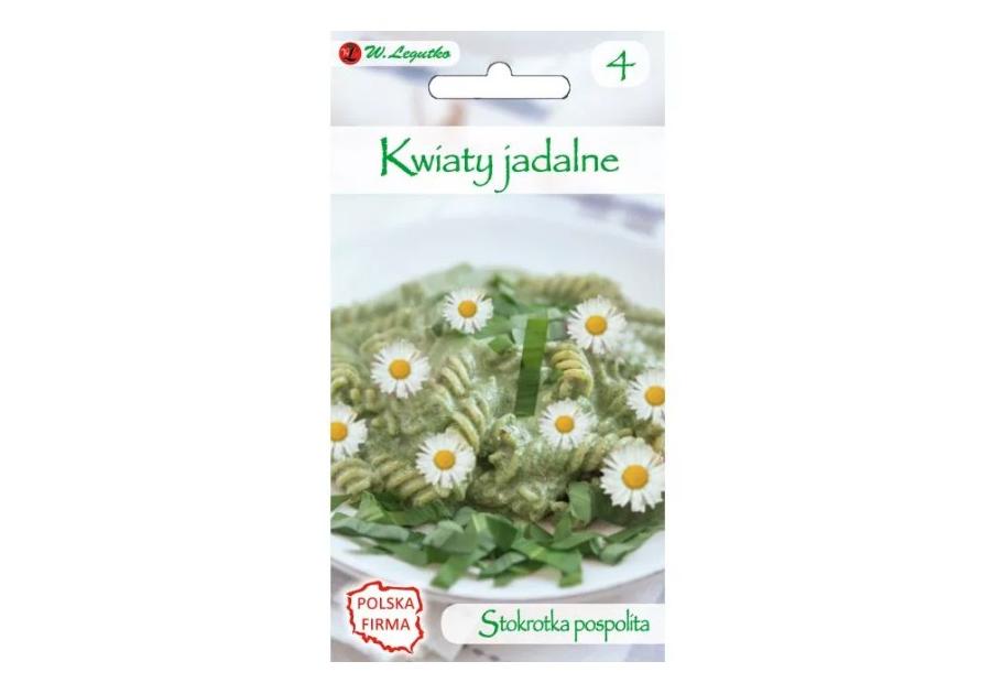 Zdjęcie: Kwiaty jadalne - Stokrotka pospolita biała 0,20 g W.LEGUTKO