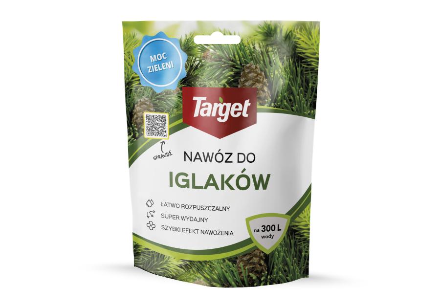 Zdjęcie: Nawóz rozpuszczalny do iglaków z mikroskładnikami Moc zieleni 0,15 kg TARGET