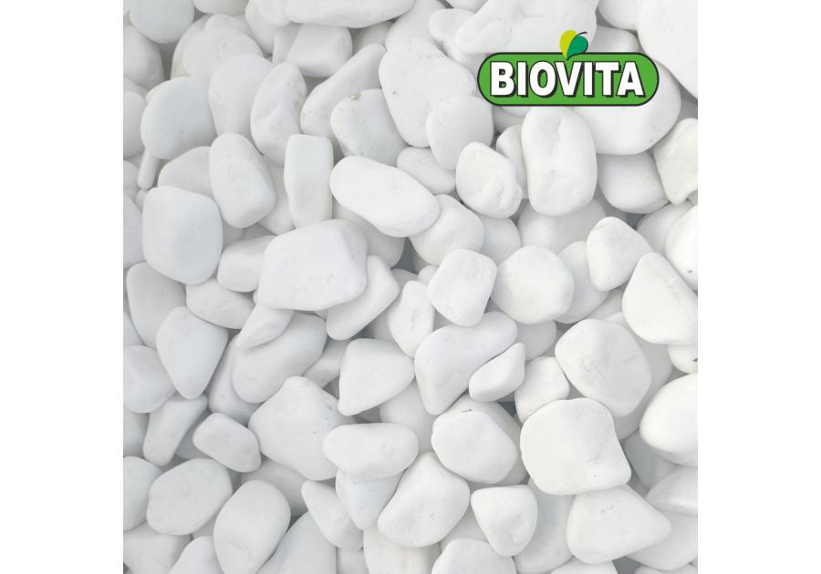Zdjęcie: Otoczak Extra White Thassos 10-30 mm, 2 kg BIOVITA
