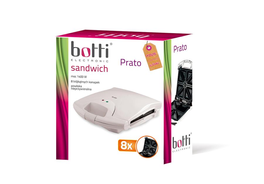 Zdjęcie: Opiekacz Sandwich PGT-068 BOTTI