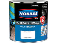 Zdjęcie: Farba ftalowa do drewna i metalu Ftalonal 0,25 L biała półpołysk NOBILES