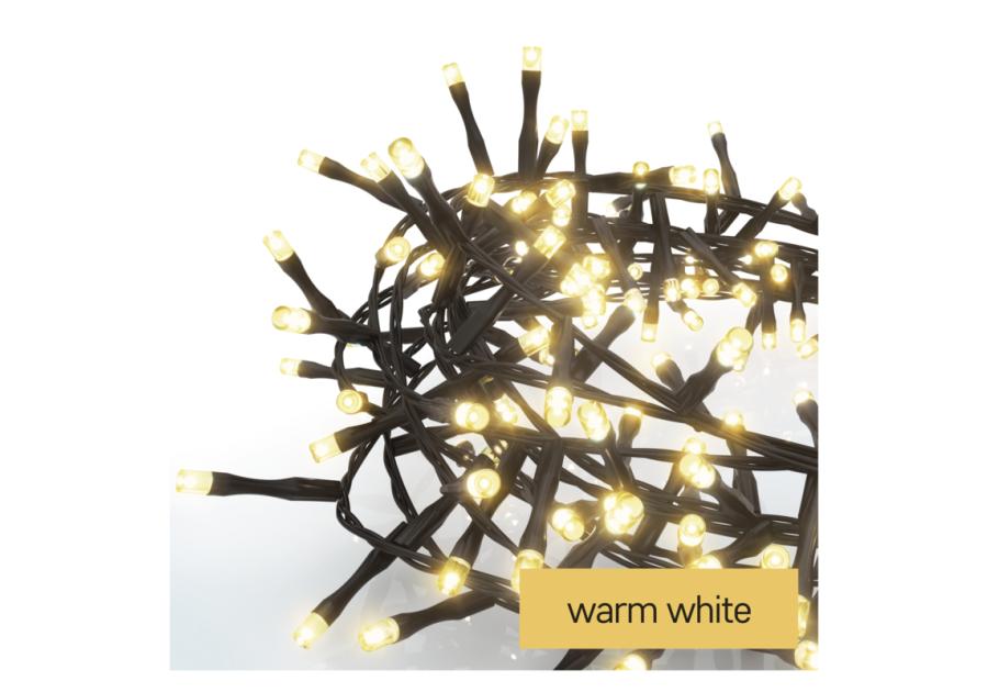 Zdjęcie: Lampki choinkowe LED Classic Cluster, jeżyk, 400 LED 8 m, ciepła biel, IP44 EMOS