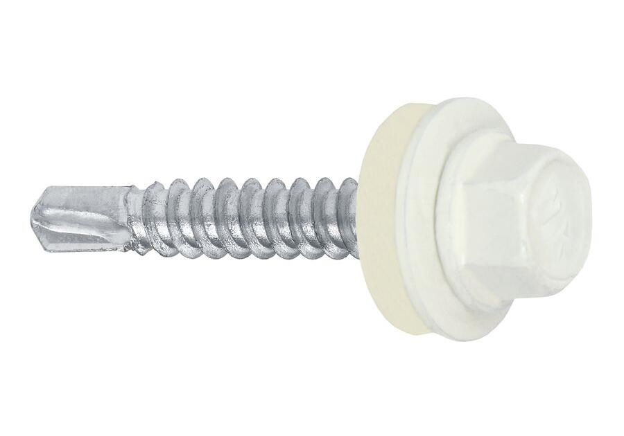Zdjęcie: Wkręt samowiercący 4,8x19 mm-9016 z PEPDM WKRĘT-MET