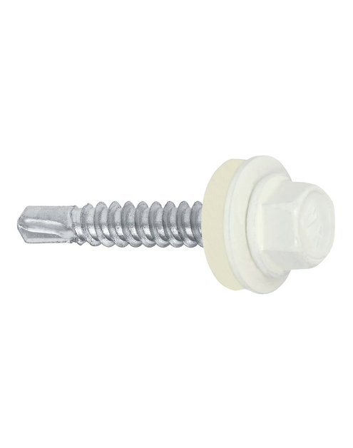 Zdjęcie: Wkręt samowiercący 4,8x19 mm-9016 z PEPDM WKRĘT-MET