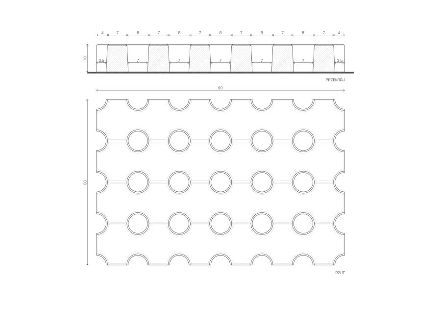 Zdjęcie: Płyta betonowa wielotowarowa 90x60x10 cm BETARD