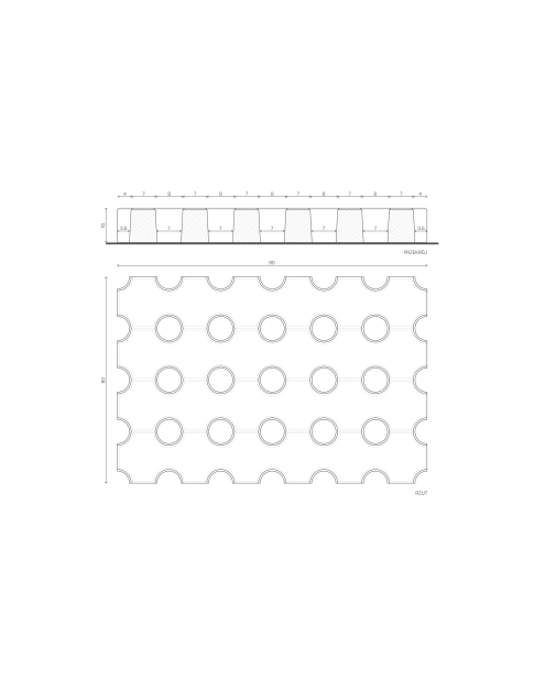 Zdjęcie: Płyta betonowa wielotowarowa 90x60x10 cm BETARD