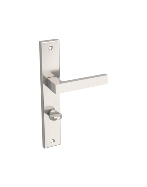 Zdjęcie: Klamka Qubik długi szyld WC 72 mm KUCHINOX