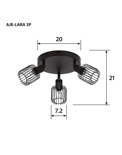 Zdjęcie: Listwa aje-lara 3p g9 3x40w ACTION